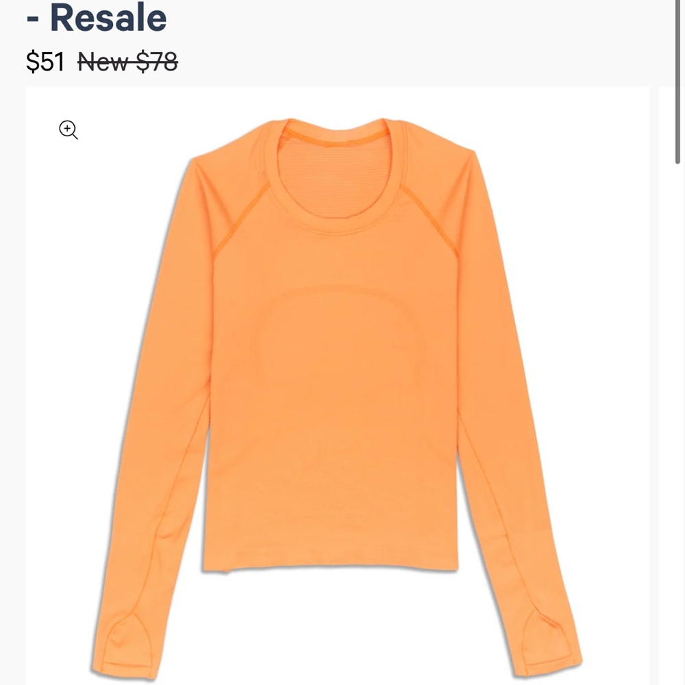 Lululemon swiftly tech 2.0 long sleeve size 4